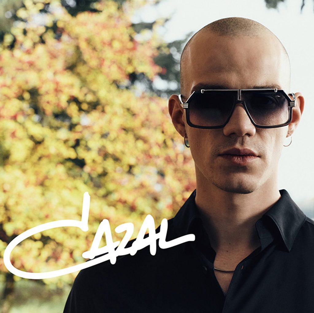 Herrenmodell mit markanter CAZAL-Brille im ausdrucksstarken Designerstil